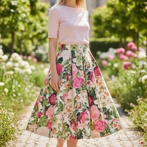 Floral Skirt Eliza J Size 12 NW
